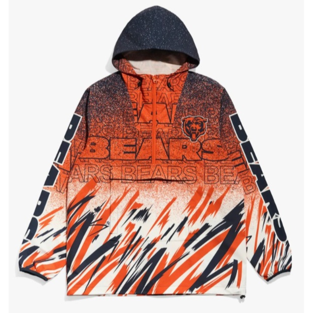 Chalk Line® (ADULT SMALL) Chicago Bears Sketch™ Anorak Jacket - $110